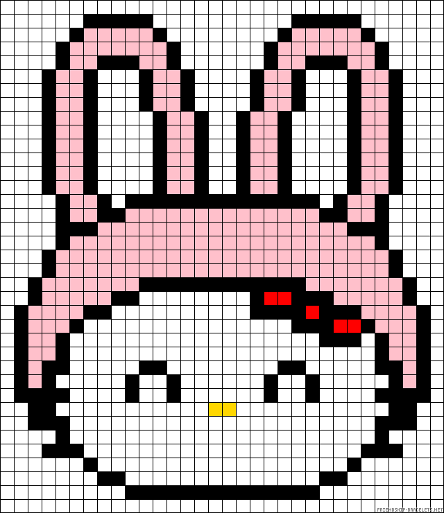 hello kitty pixel art : +31 Idées et designs pour vous inspirer.