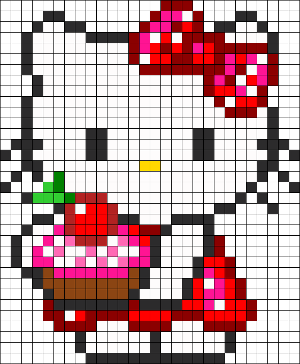 hello kitty pixel art : +31 Idées et designs pour vous inspirer en images