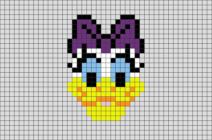 pixel art daisy : +31 Idées et designs pour vous inspirer en images