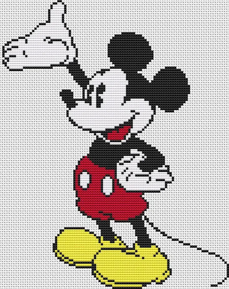 Mickey Pixel Art