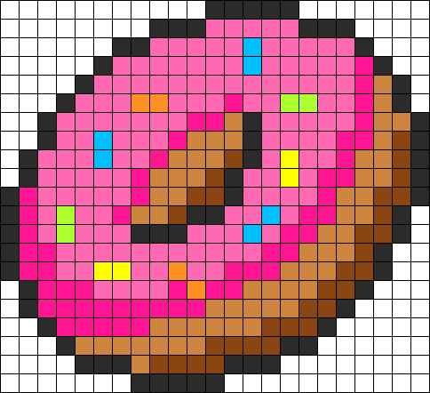 pixel art donut : +31 Idées et designs pour vous inspirer en images
