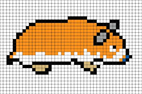 pixel art hamster : +31 Idées et designs pour vous inspirer en images