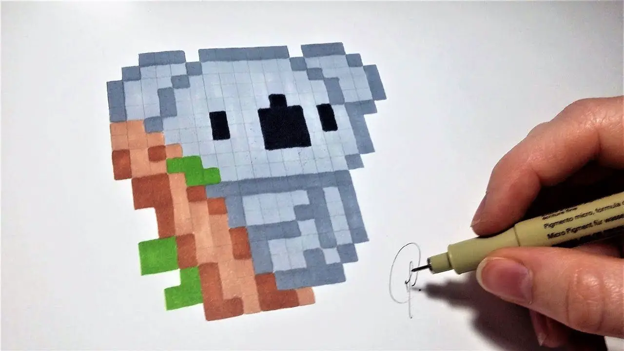 Kawaii Pixel Art Animals