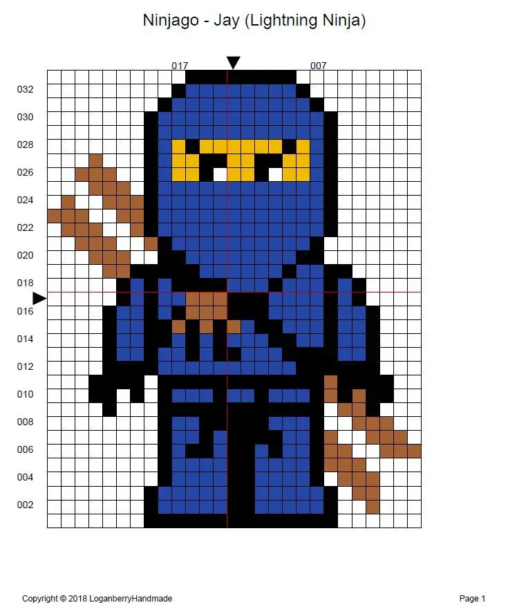 pixel art lego ninjago : +31 Idées et designs pour vous inspirer en images