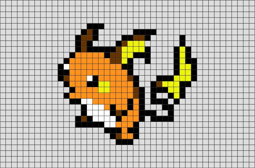 pixel art pokemon facile et petit : +31 Idées et designs pour vous