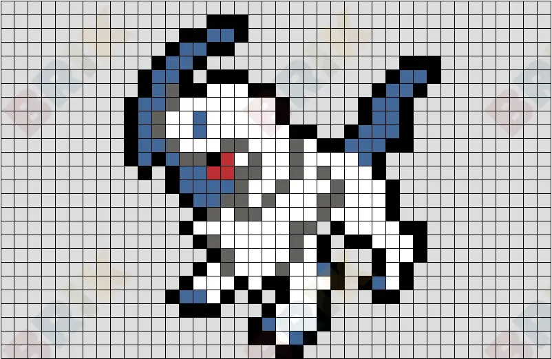 Dessin Pixel Art Pokemon Legendaire Images
