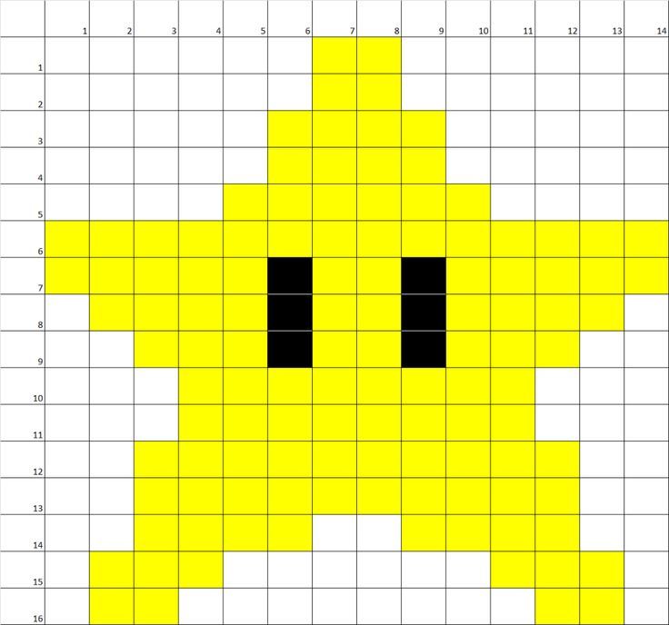 star pixel art : +31 Idées et designs pour vous inspirer en images