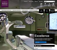 Capture d'écran du site Web du Catholic Medical Center 