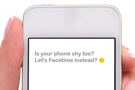 Votre téléphone est-il timide aussi?