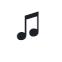 emoji double note de musique