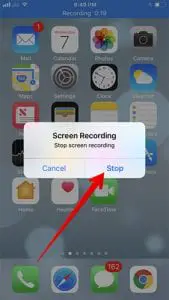 Vidéo de capture d'écran pour iPhone