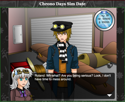 Site web de Chrono Days Sim Date 